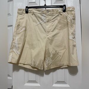 Boss C Karlos Shorts, Regular Fit In Open White Color (Size 38 R U.S/ 54 IT)